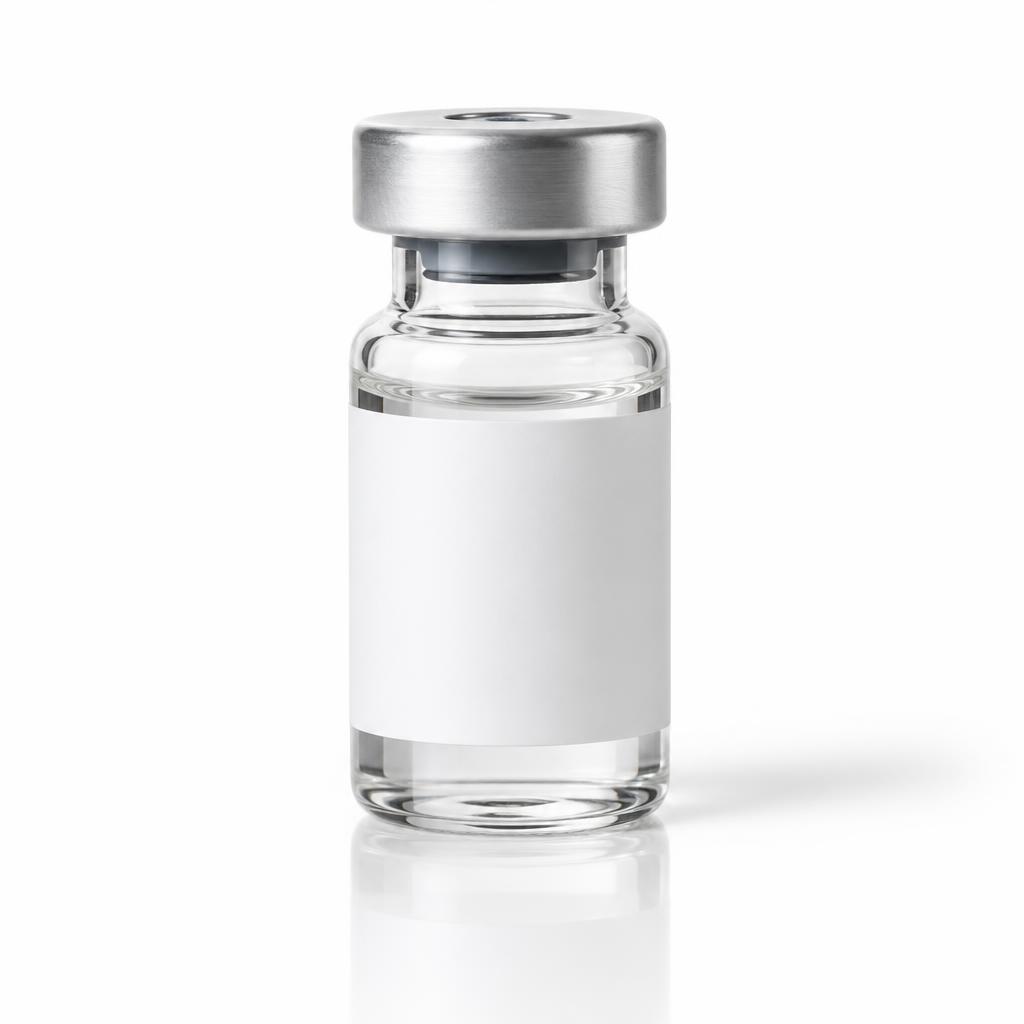 Research vial with batch QR code